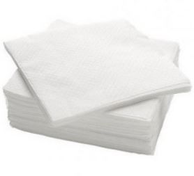 Napkin, 40cm, 2 Ply, 4 Fold, White