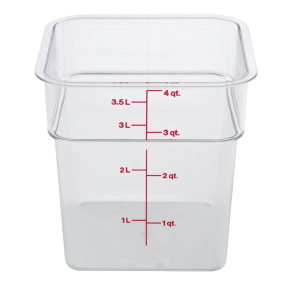 Food Container, Cambro, Polycarb, 3.8L