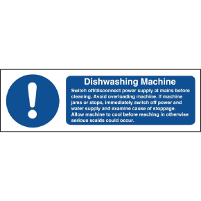 Sign, Dishwasher Safety