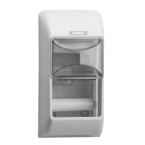 Katrin 92384 Inclusive Toilet 2-Roll,Dispenser White