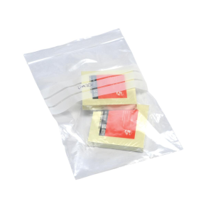 JanSan Polythene Bags Self Seal Mini Grip,Plain 140 x140mm Clear