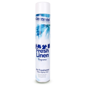 KleenMist Giant Aerosol Air Freshener, Fresh Linen, 750ml