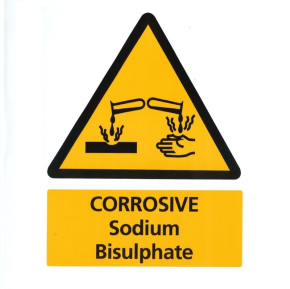 Commercial pH Minus Dry Acid Sodium,Bisulphate Sign
