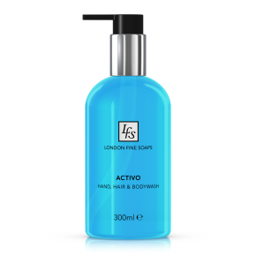 London Fine Soaps, Hand Hair & Body Wash, Activo, 300ml