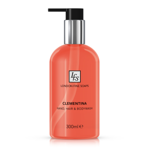 London Fine Soaps, Hand Hair & Body Wash, Clementina, 300ml