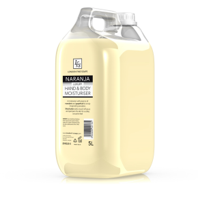London Fine Soaps, Luxury Hand & Body Moisturiser, Naranja, 5L