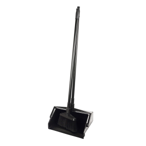Lobby Dustpan, Heavy Duty, Black, Complete Set (1)