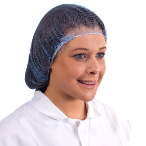 JanSan Mesh Hairnet Blue