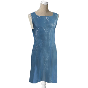 JanSan Disposable Polythene Apron Roll,Blue