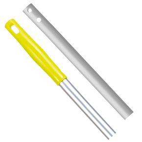JanSan Lightweight Aluminium E Clip Handle,54" 137cm Yellow