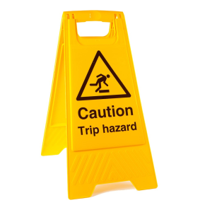 JanSan Floor Sign TRIP HAZARD