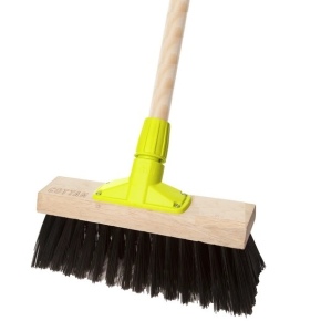 JanSan Yard Scavenger Broom Head & Handle 13"