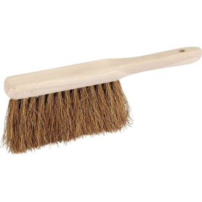 JanSan Wooden Banister Brush Soft Coco,11"