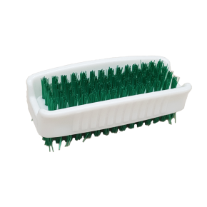 JanSan Double Sided Nail Brush Green