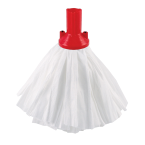 JanSan Exel Big White Mop Head 117g,Large Red