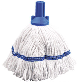 JanSan Exel Revolution Mop Head, Synthetic, 250g, Blue