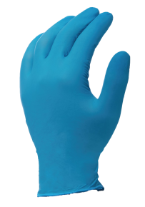 JanSan Nitrile Gloves, Powder Free, Large, Blue
