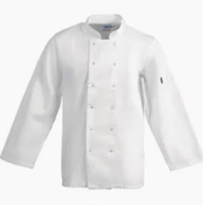 Chef Jacket, Long Sleeve, White, M